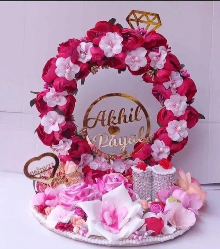 wedding items, Wedding Accessories, wedding, ring tray, ring platter, ring plate, ring ceremony, groom gift, engagement tray, engagement, earrings, dulha to be, customized platter, customised platter, bride to be, bride gift