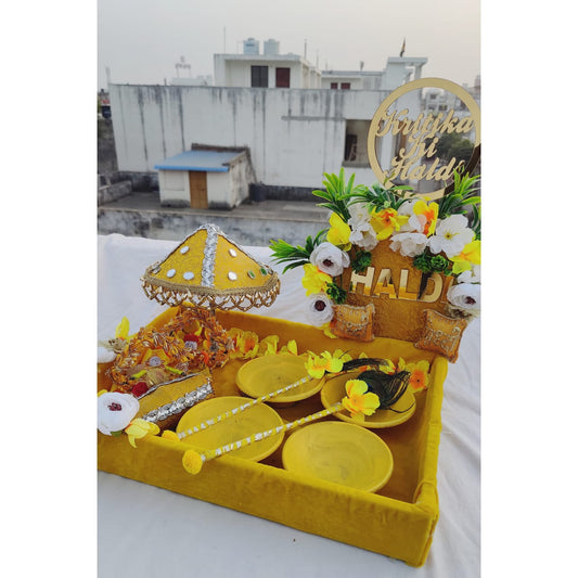wedding items, Wedding Accessories, wedding, haldi platter, haldi, groom gift, dulha to be, customized platter, customised platter, bride to be, bride gift