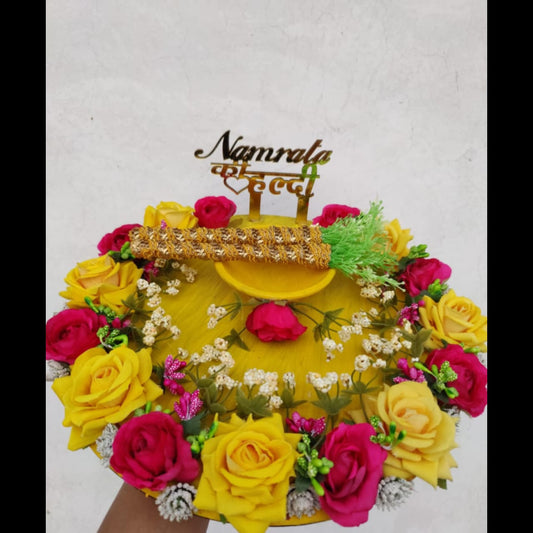 wedding items, Wedding Accessories, wedding, haldi platter, haldi, groom gift, dulha to be, customized platter, customised platter, bride to be, bride gift