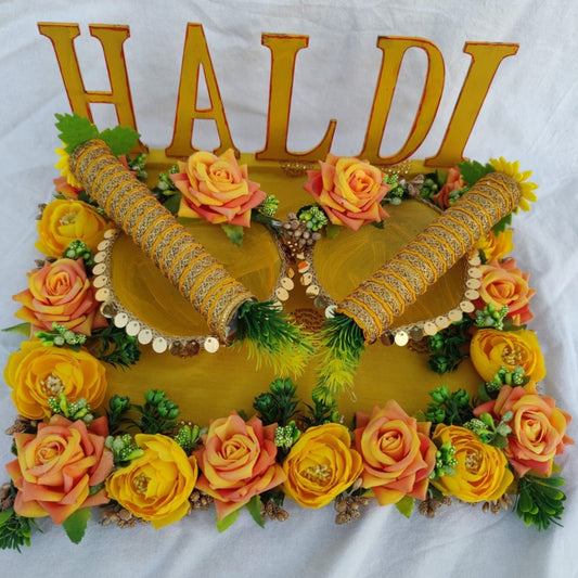 wedding items, Wedding Accessories, wedding, haldi platter, haldi, groom gift, dulha to be, customized platter, customised platter, bride to be, bride gift