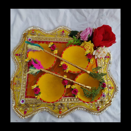 wedding items, Wedding Accessories, wedding, haldi platter, haldi, groom gift, dulha to be, customized platter, customised platter, bride to be, bride gift
