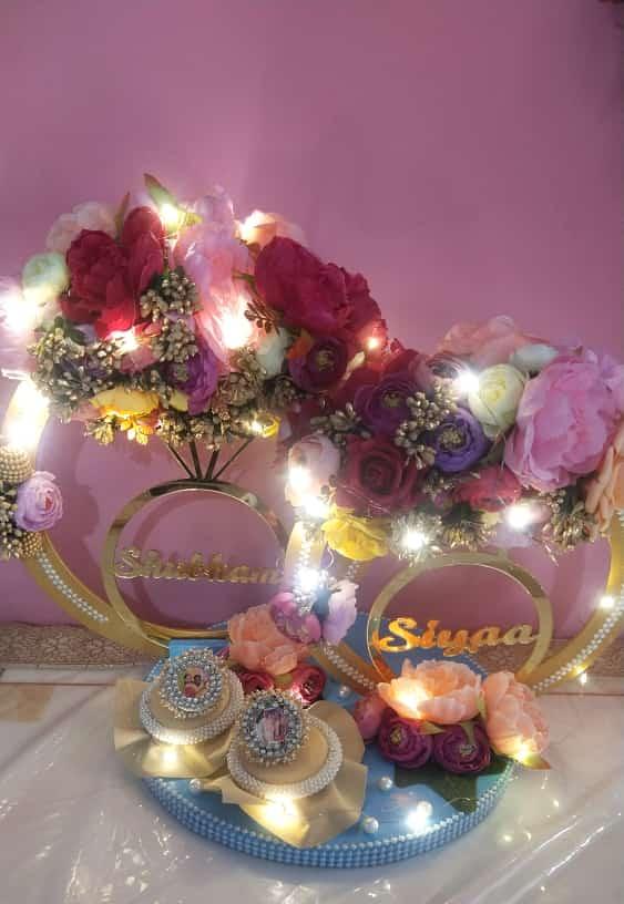 wedding items, Wedding Accessories, wedding, ring tray, ring platter, ring plate, ring ceremony, groom gift, engagement tray, engagement, earrings, dulha to be, customized platter, customised platter, bride to be, bride gift