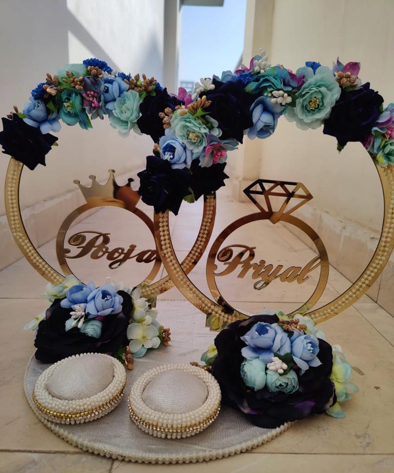 wedding items, Wedding Accessories, wedding, ring tray, ring platter, ring plate, ring ceremony, groom gift, engagement tray, engagement, earrings, dulha to be, customized platter, customised platter, bride to be, bride gift