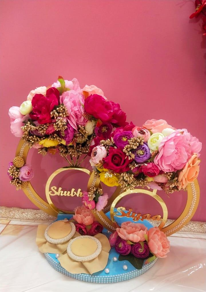 wedding items, Wedding Accessories, wedding, ring tray, ring platter, ring plate, ring ceremony, groom gift, engagement tray, engagement, earrings, dulha to be, customized platter, customised platter, bride to be, bride gift