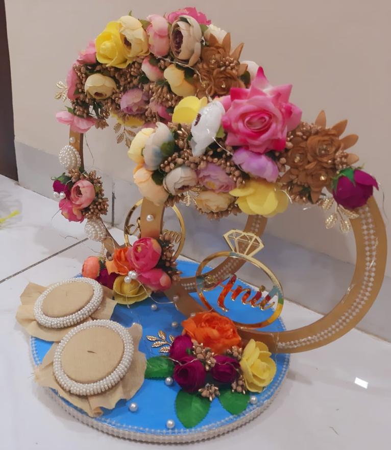 wedding items, Wedding Accessories, wedding, ring tray, ring platter, ring plate, ring ceremony, groom gift, engagement tray, engagement, earrings, dulha to be, customized platter, customised platter, bride to be, bride gift