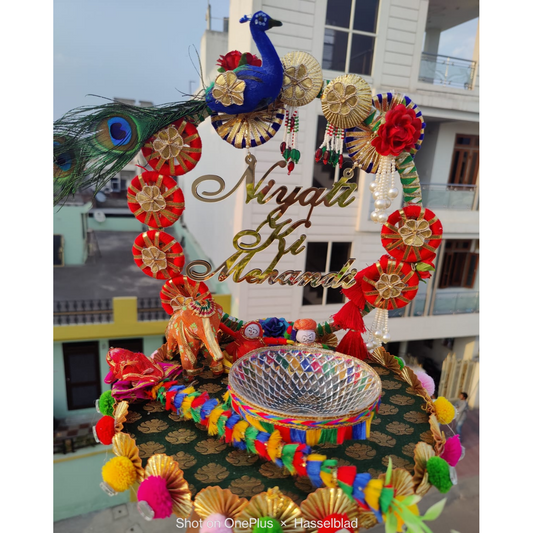 wedding items, Wedding Accessories, wedding, mehendi thaal, mehendi ceremony, groom gift, dulha to be, customized platter, customised platter, bride to be, bride gift