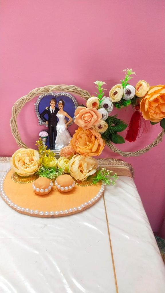 wedding items, Wedding Accessories, wedding, ring tray, ring platter, ring plate, ring ceremony, groom gift, engagement tray, engagement, earrings, dulha to be, customized platter, customised platter, bride to be, bride gift