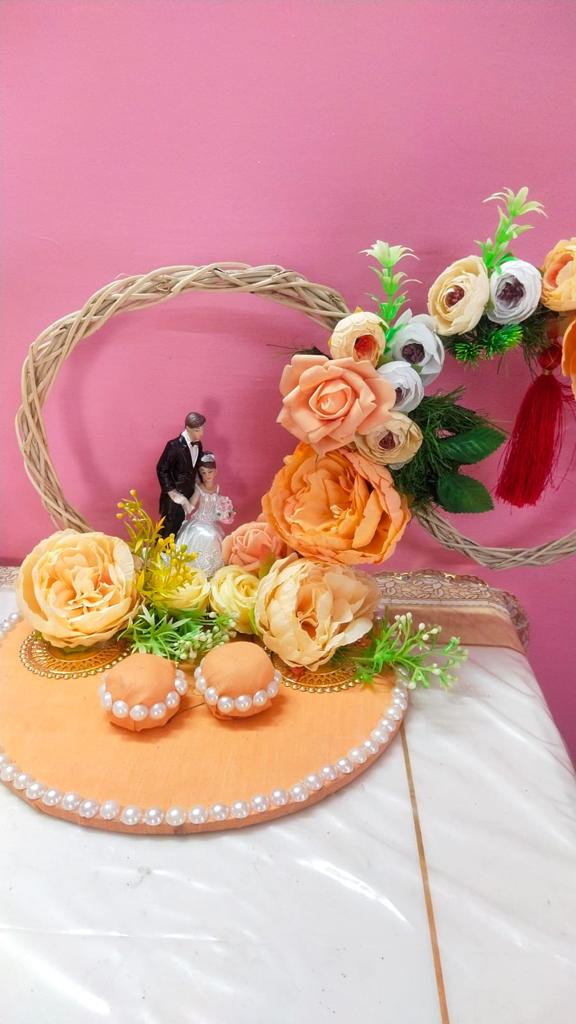 wedding items, Wedding Accessories, wedding, ring tray, ring platter, ring plate, ring ceremony, groom gift, engagement tray, engagement, earrings, dulha to be, customized platter, customised platter, bride to be, bride gift
