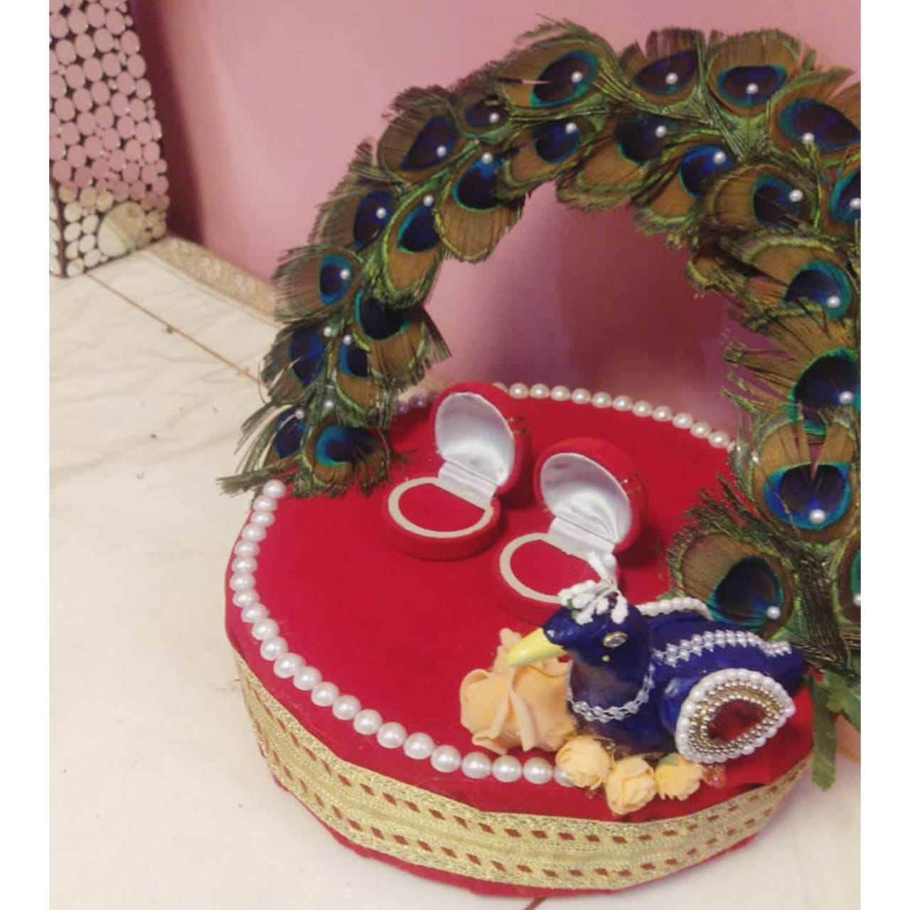 wedding items, Wedding Accessories, wedding, ring tray, ring platter, ring plate, ring ceremony, groom gift, engagement tray, engagement, earrings, dulha to be, customized platter, customised platter, bride to be, bride gift
