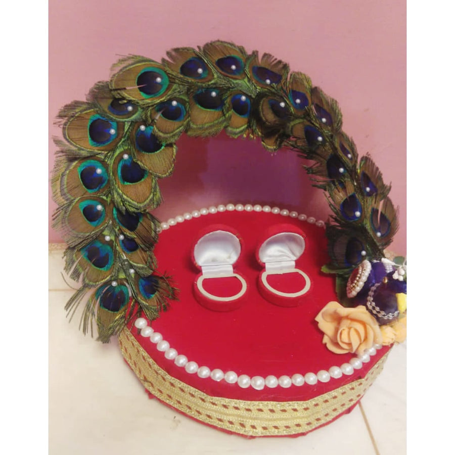 Peacock Look Ring Platter