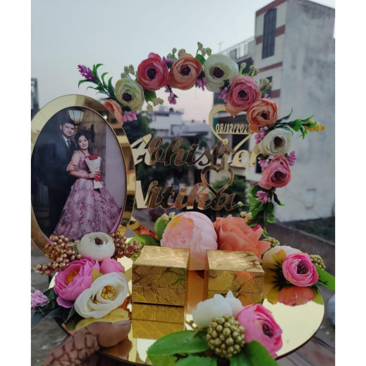 wedding items, Wedding Accessories, wedding, ring tray, ring platter, ring plate, ring ceremony, groom gift, engagement tray, engagement, earrings, dulha to be, customized platter, customised platter, bride to be, bride gift