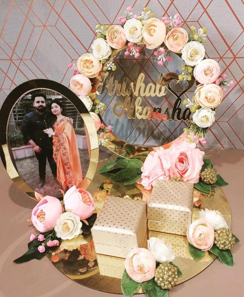 wedding items, Wedding Accessories, wedding, ring tray, ring platter, ring plate, ring ceremony, groom gift, engagement tray, engagement, earrings, dulha to be, customized platter, customised platter, bride to be, bride gift
