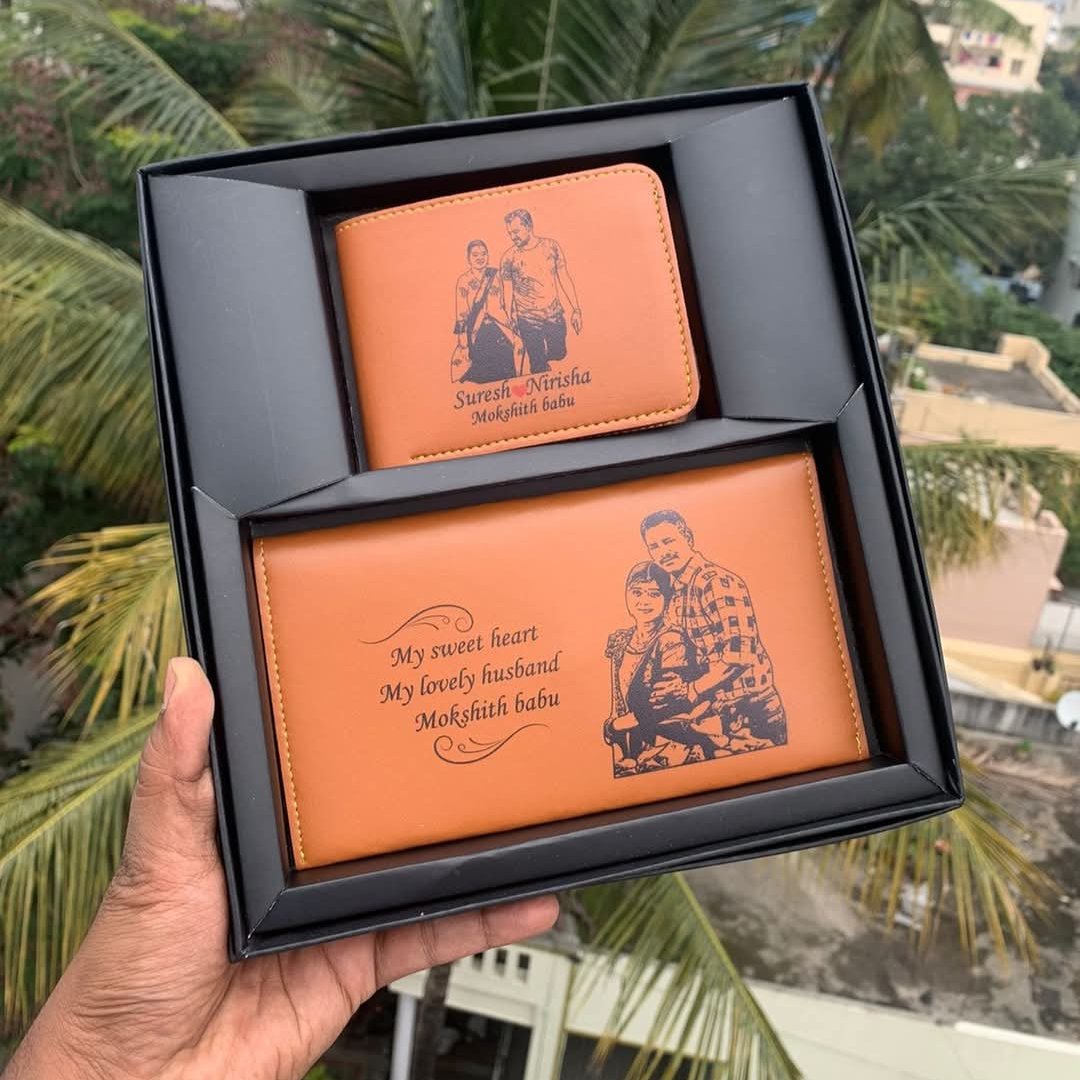 wedding, wallet combo, wallet, sketch wallet, leather wallet, leather accessories, leather, hampers, gifts for him, gifts for her, gifts, gift ideas, gift box, couple gifts, couple combo, anniversary gifts, accessories