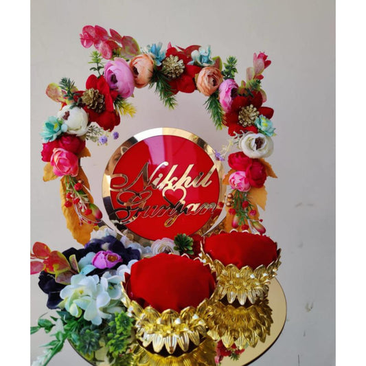 wedding items, Wedding Accessories, wedding, ring tray, ring platter, ring plate, ring ceremony, groom gift, engagement tray, engagement, earrings, dulha to be, customized platter, customised platter, bride to be, bride gift