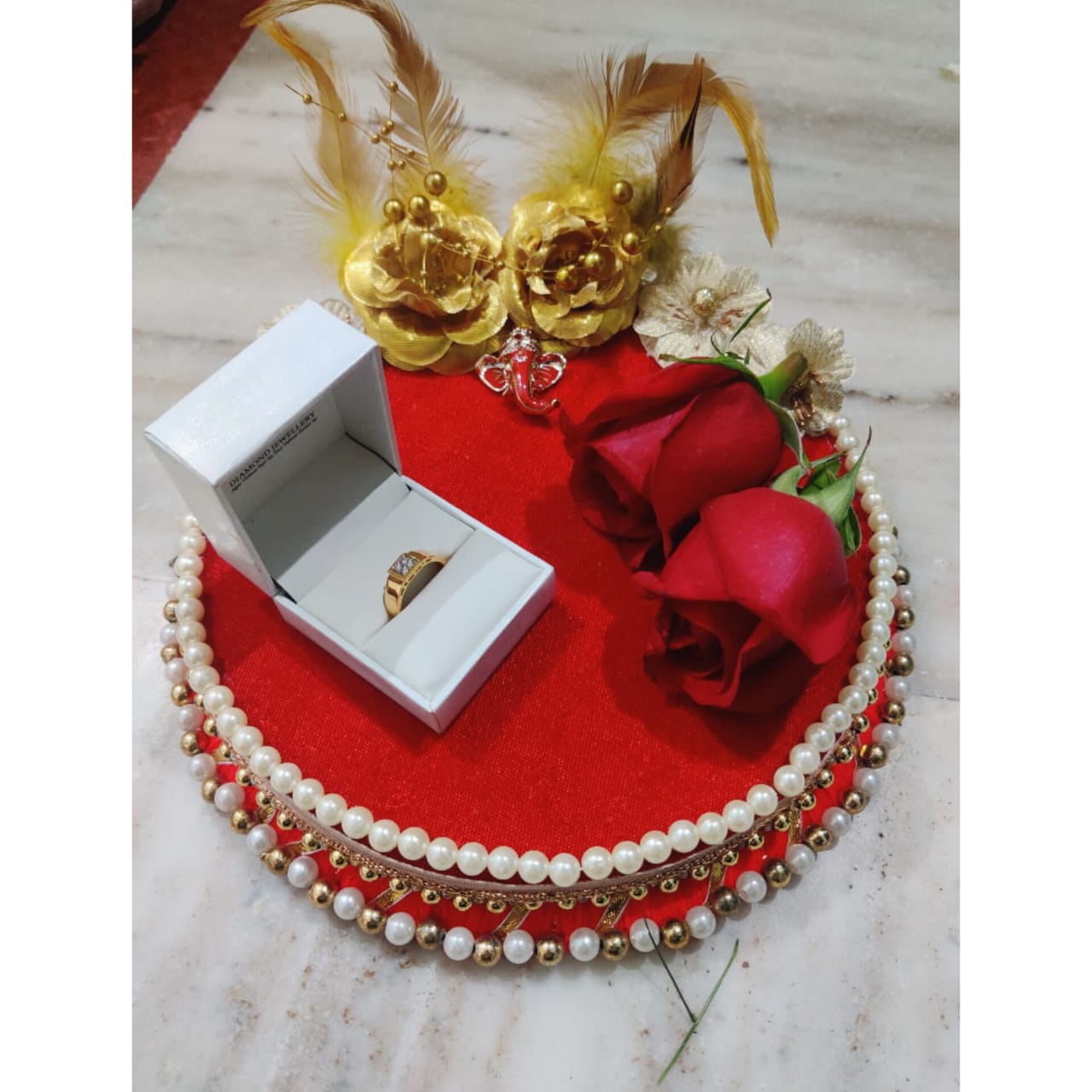 wedding items, Wedding Accessories, wedding, ring tray, ring platter, ring plate, ring ceremony, groom gift, engagement tray, engagement, earrings, dulha to be, customized platter, customised platter, bride to be, bride gift