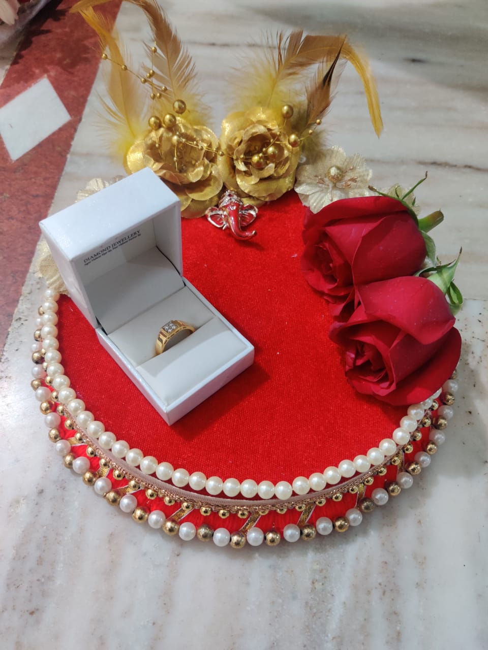 wedding items, Wedding Accessories, wedding, ring tray, ring platter, ring plate, ring ceremony, groom gift, engagement tray, engagement, earrings, dulha to be, customized platter, customised platter, bride to be, bride gift