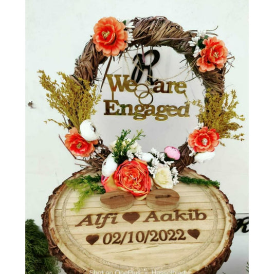 wedding items, Wedding Accessories, wedding, ring tray, ring platter, ring plate, ring ceremony, groom gift, engagement tray, engagement, earrings, dulha to be, customized platter, customised platter, bride to be, bride gift