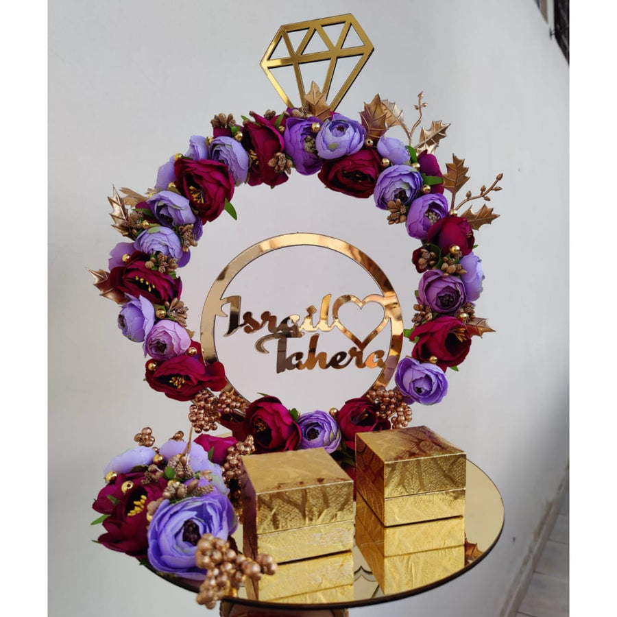 Roses & Peonies Ring Platter 4.0