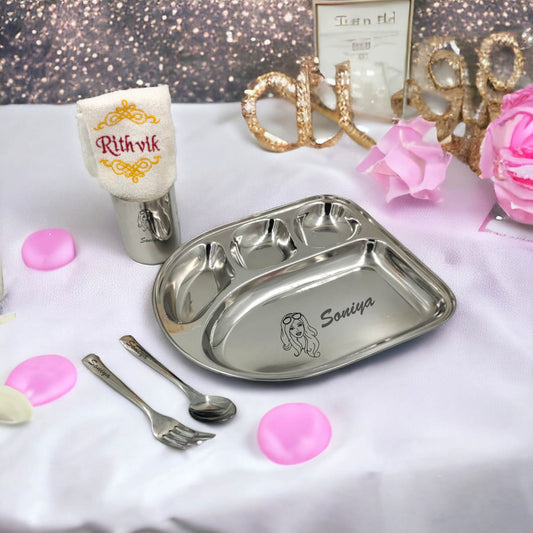Personalized Banana Leaf Thali Set