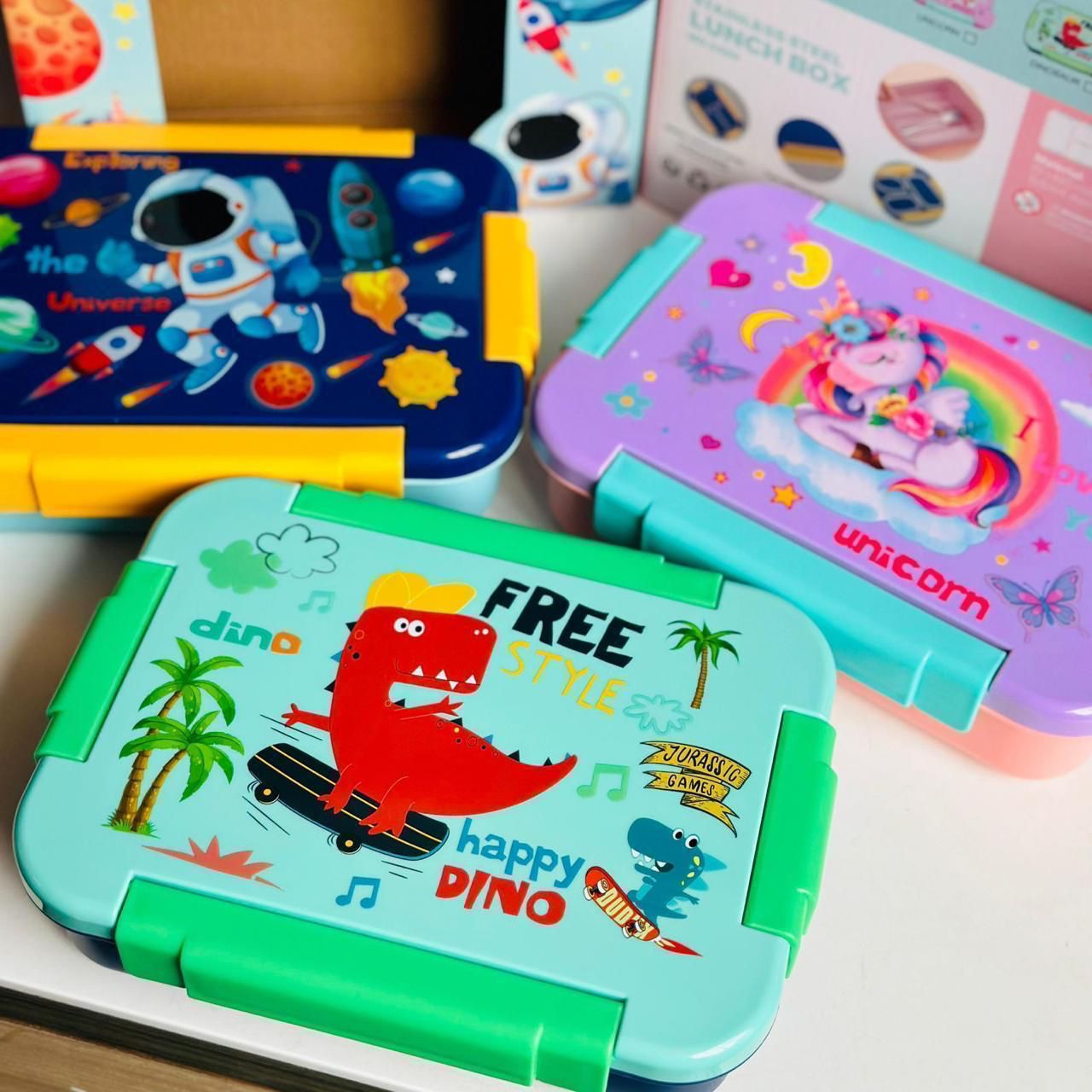3 Grid Insulated Bento Lunch Box