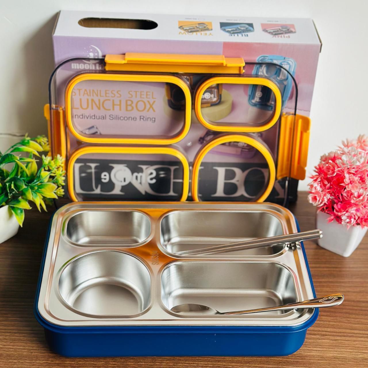 Bento 4 Grid Lunch Box 1.0