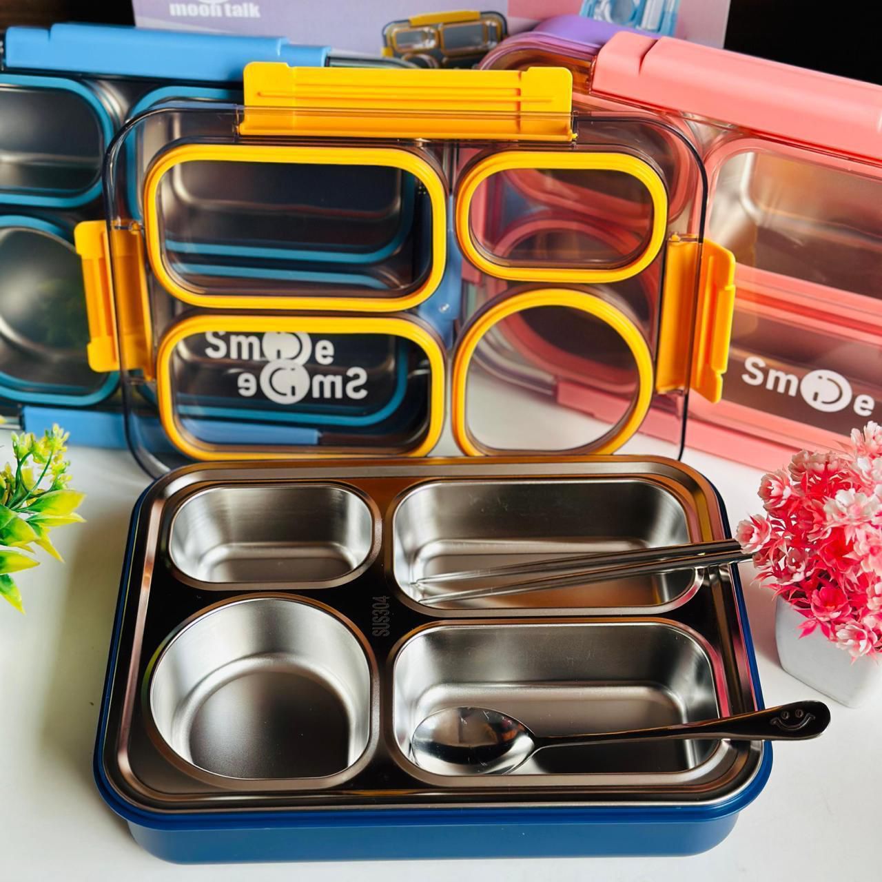 Bento 4 Grid Lunch Box 1.0