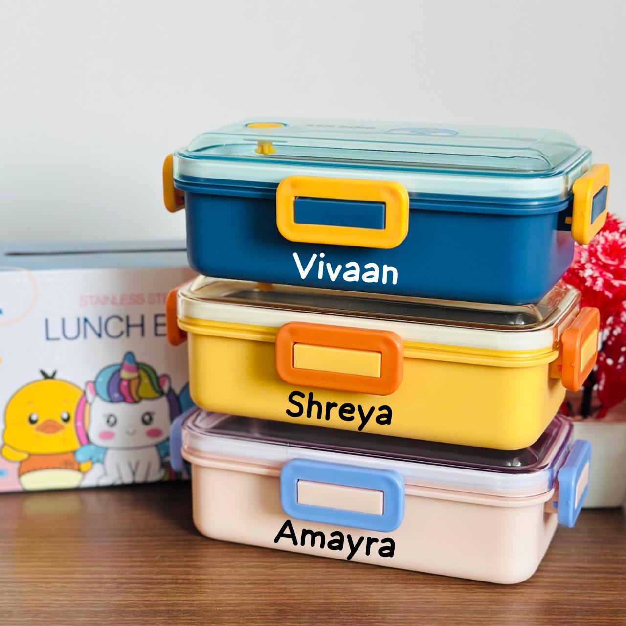 Single Compartment Steel Lunch Box