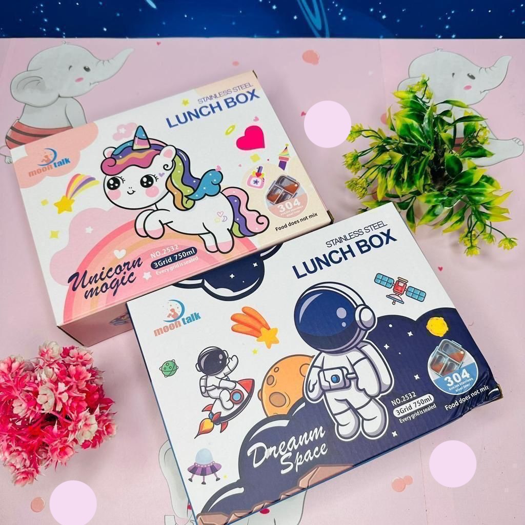 3 Grid Stainless Steel Lunch Box