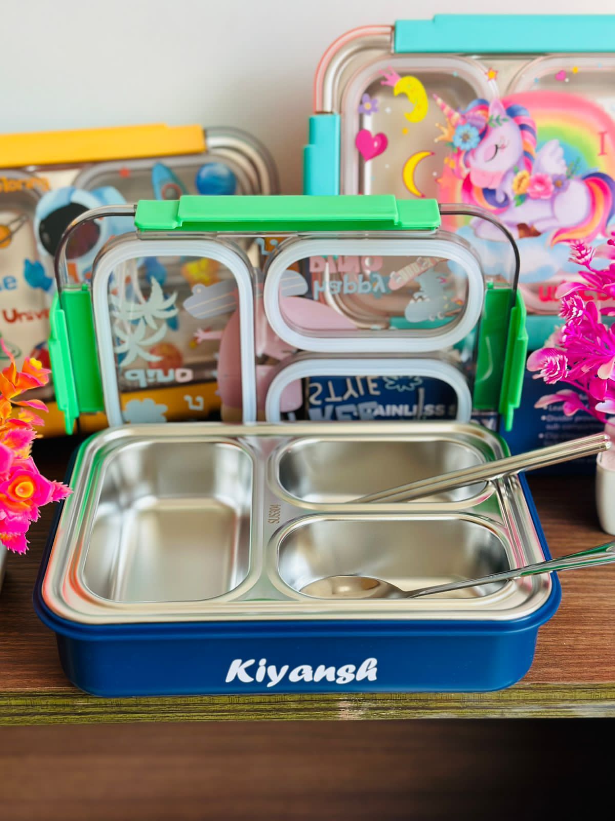 3 Grid Insulated Bento Lunch Box