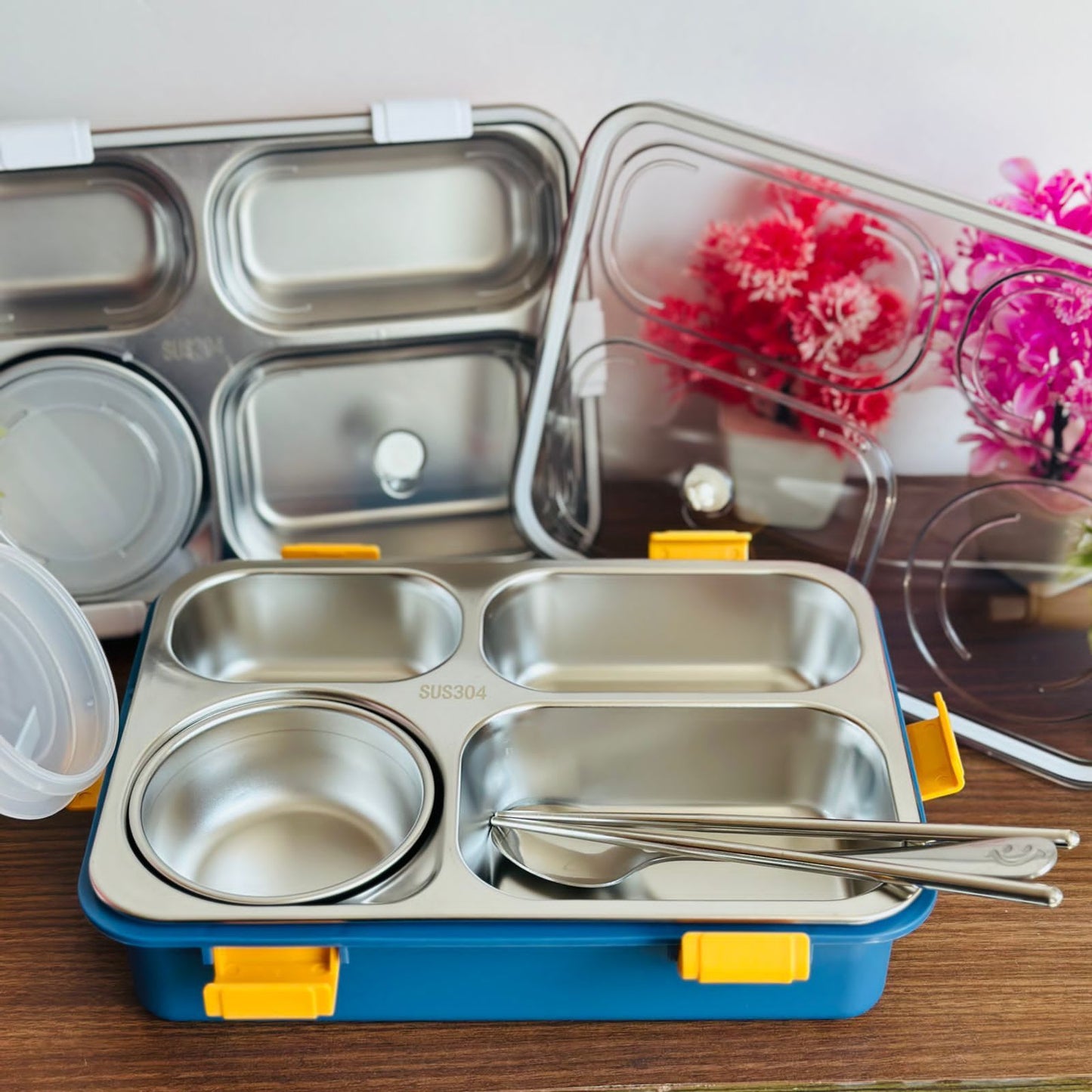 Bento 4 Grid Lunch Box 3.0