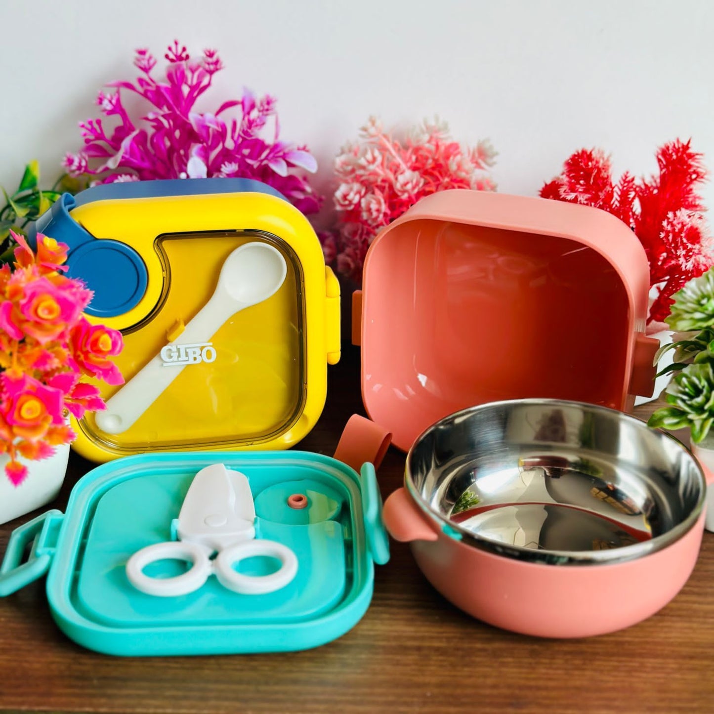 Very Cute Snack Bowl Cum Lunch Box