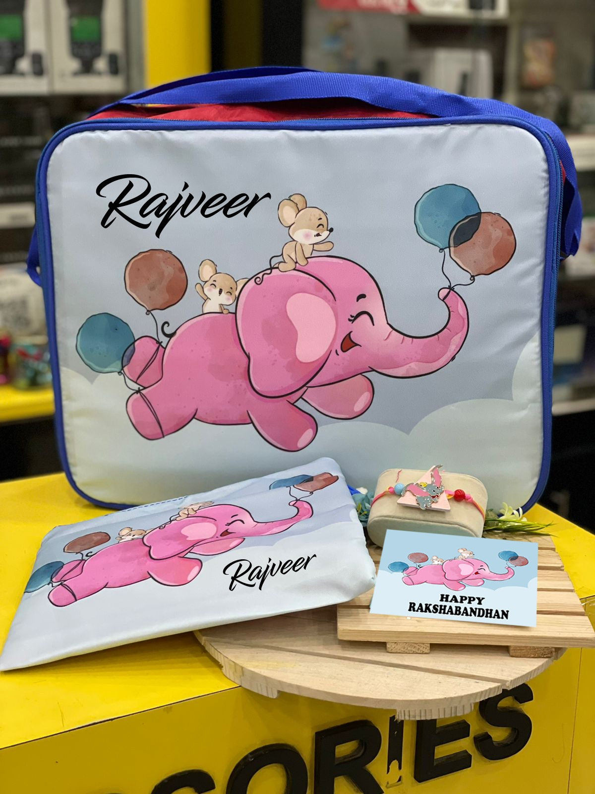 Personalized Overnight Bag With Pouch
