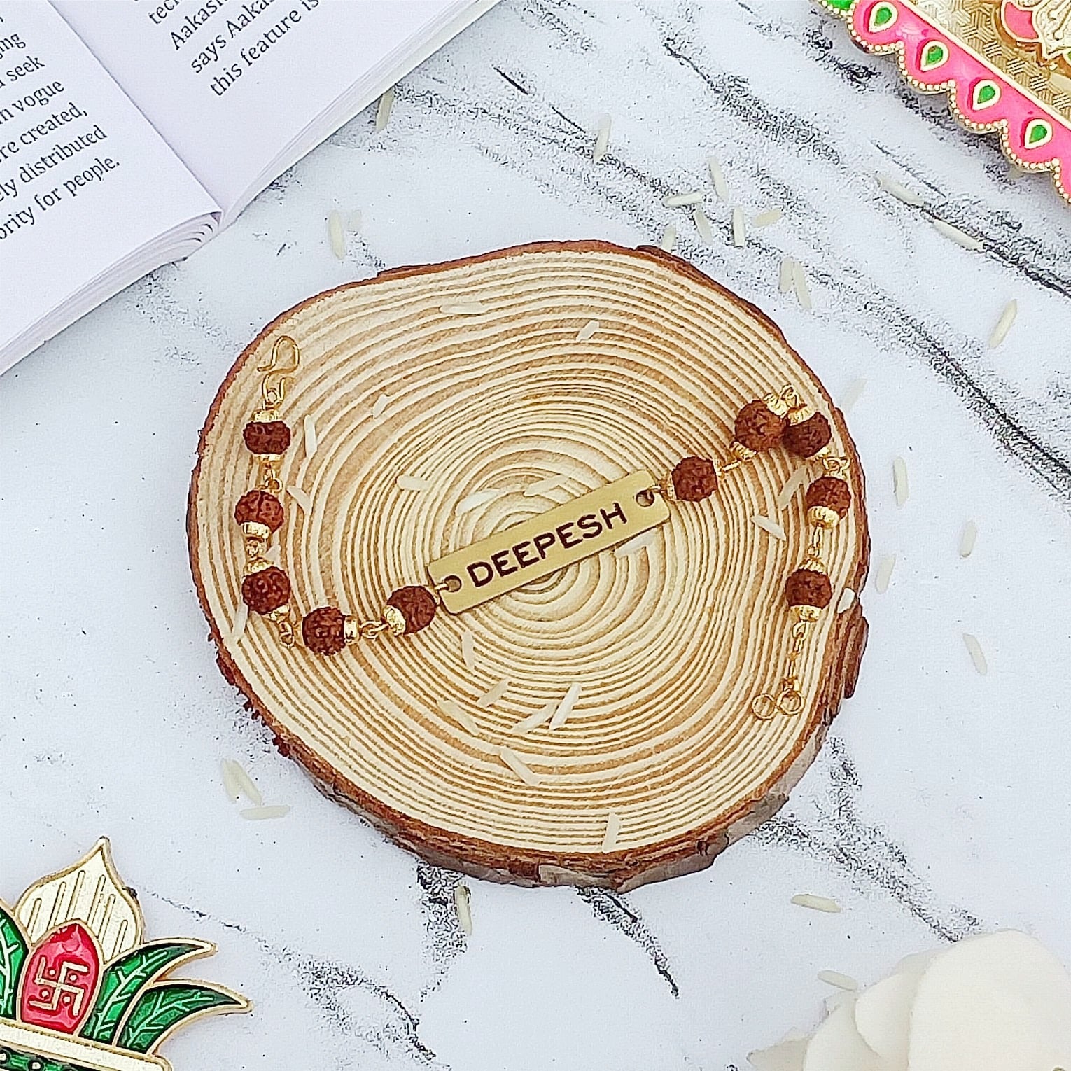 Rudraksha Rakhi 1.0