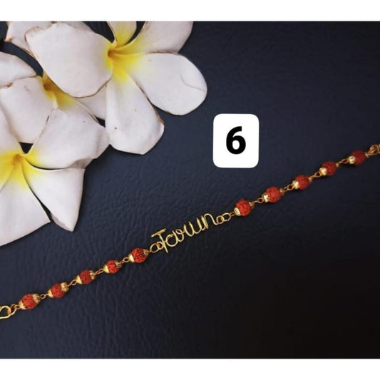 Rudraksha Wire Rakhi