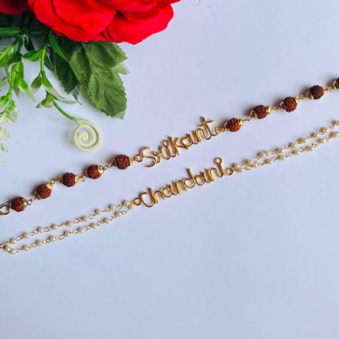 Bhaiya Bhabhi Wire Rakhi & Lumba Combo 2.0