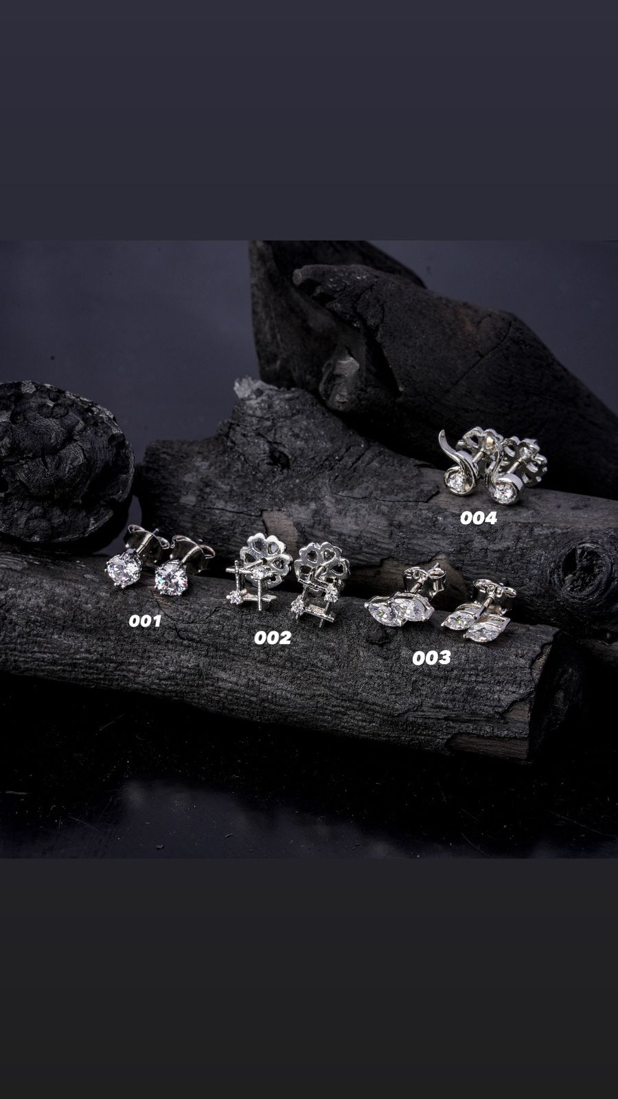 Pure Silver Stud Earrings