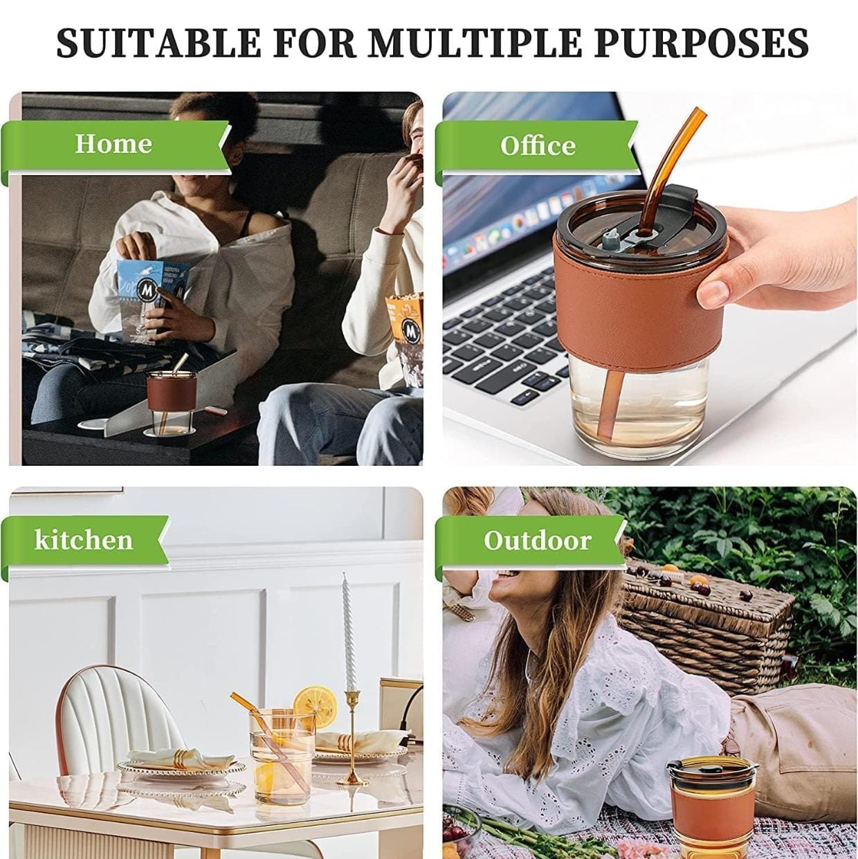 Glass Tumbler Mug
