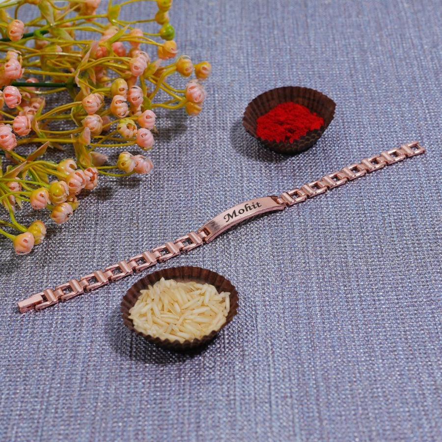 Personalized Engraved Fancy Rakhi