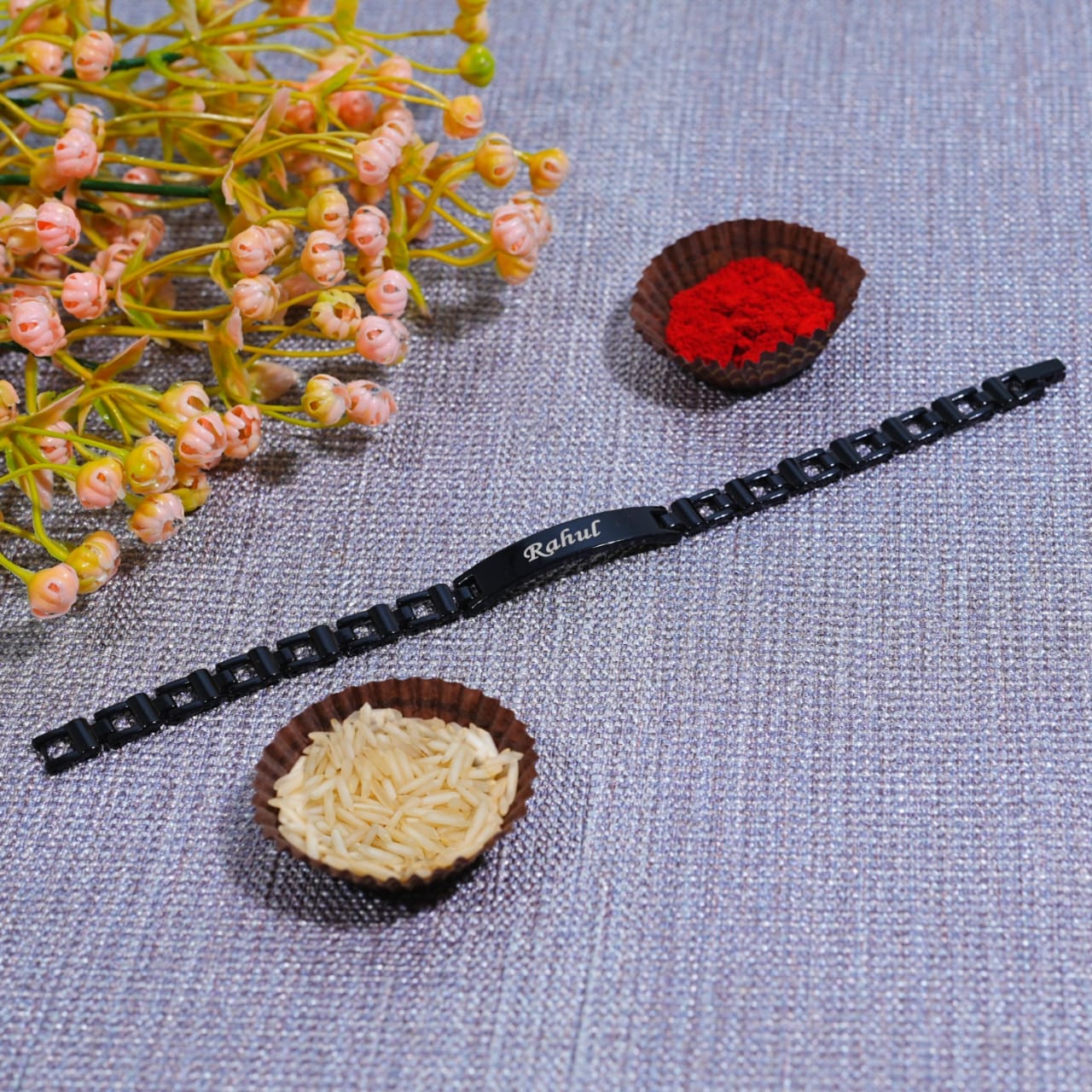 Personalized Engraved Fancy Rakhi