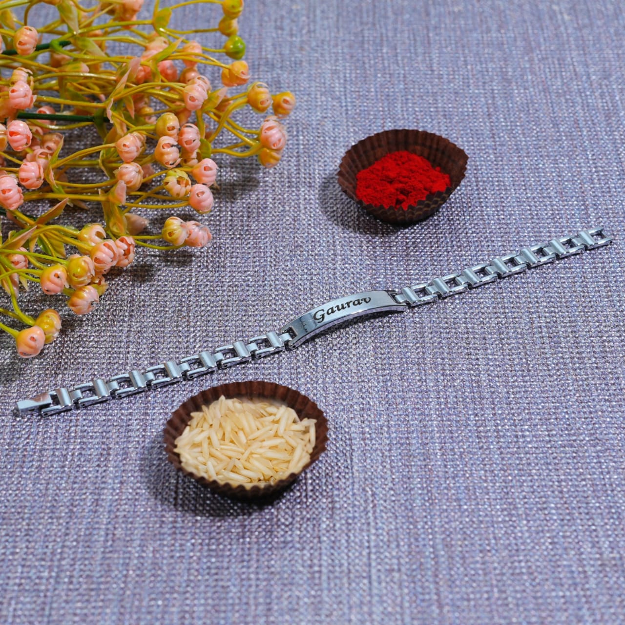 Personalized Engraved Fancy Rakhi