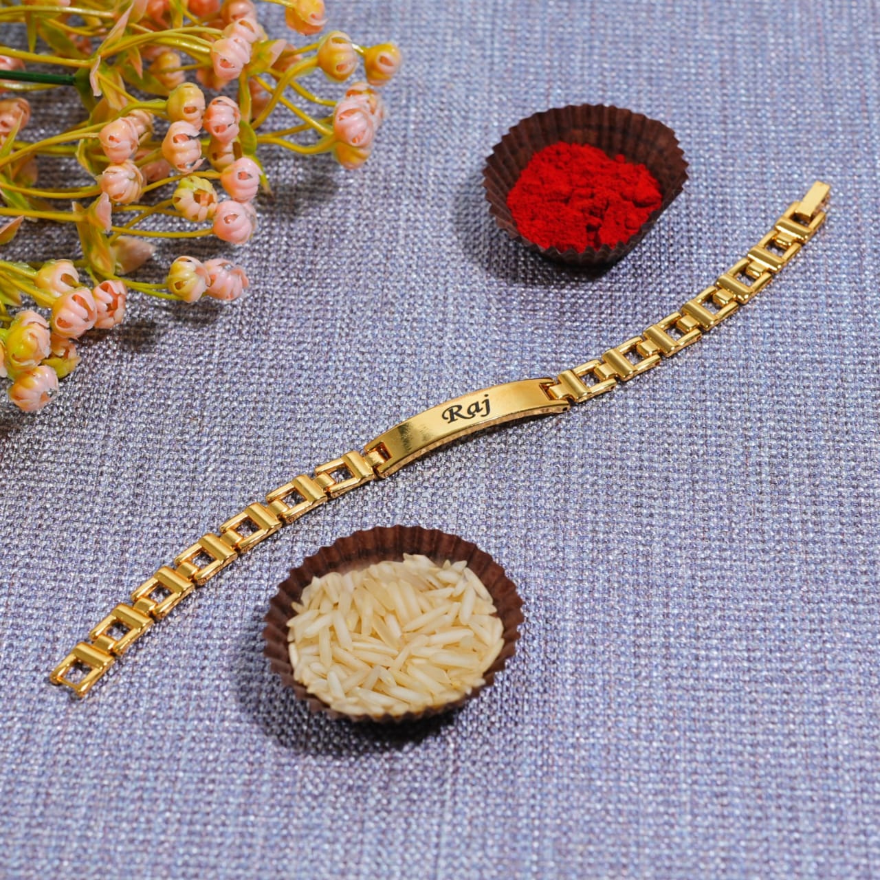 Personalized Engraved Fancy Rakhi
