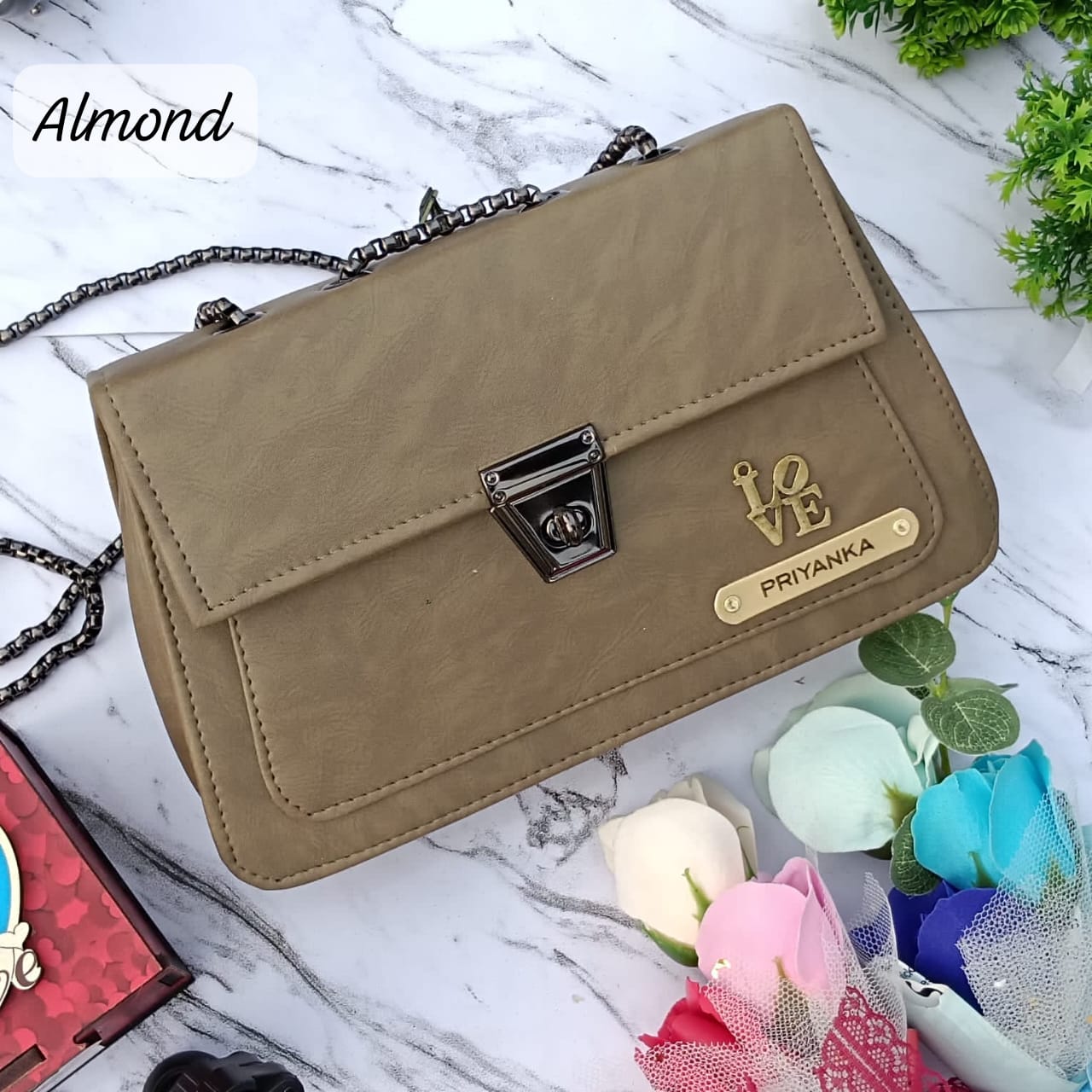 High Quality Imported Leather Sling Bag