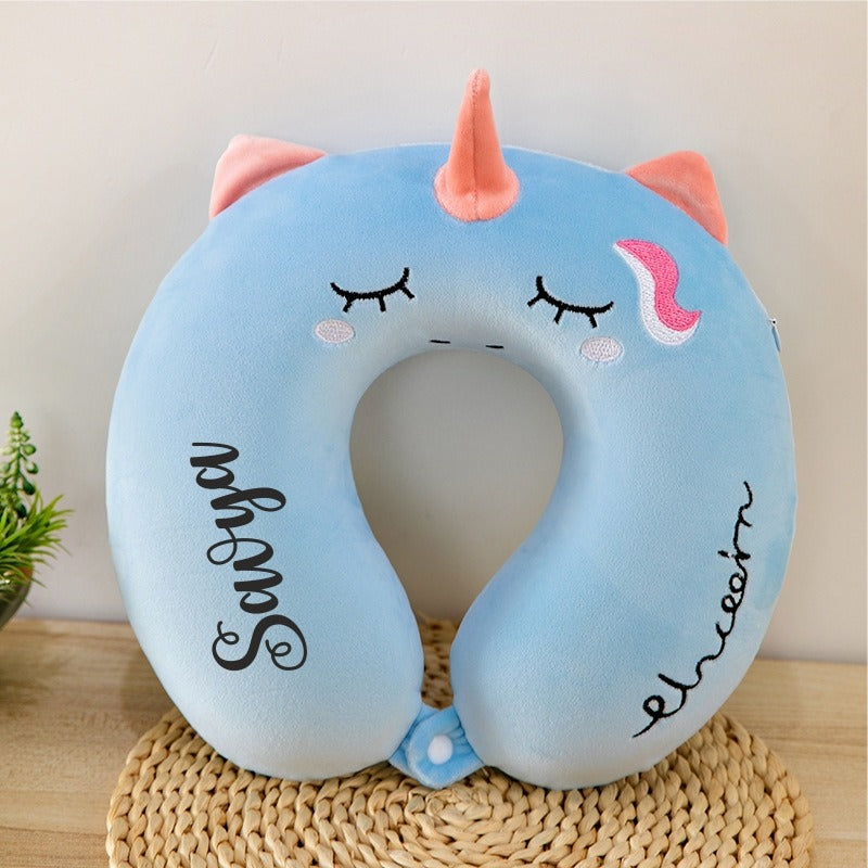 Unicorn Theme Neck Pillow