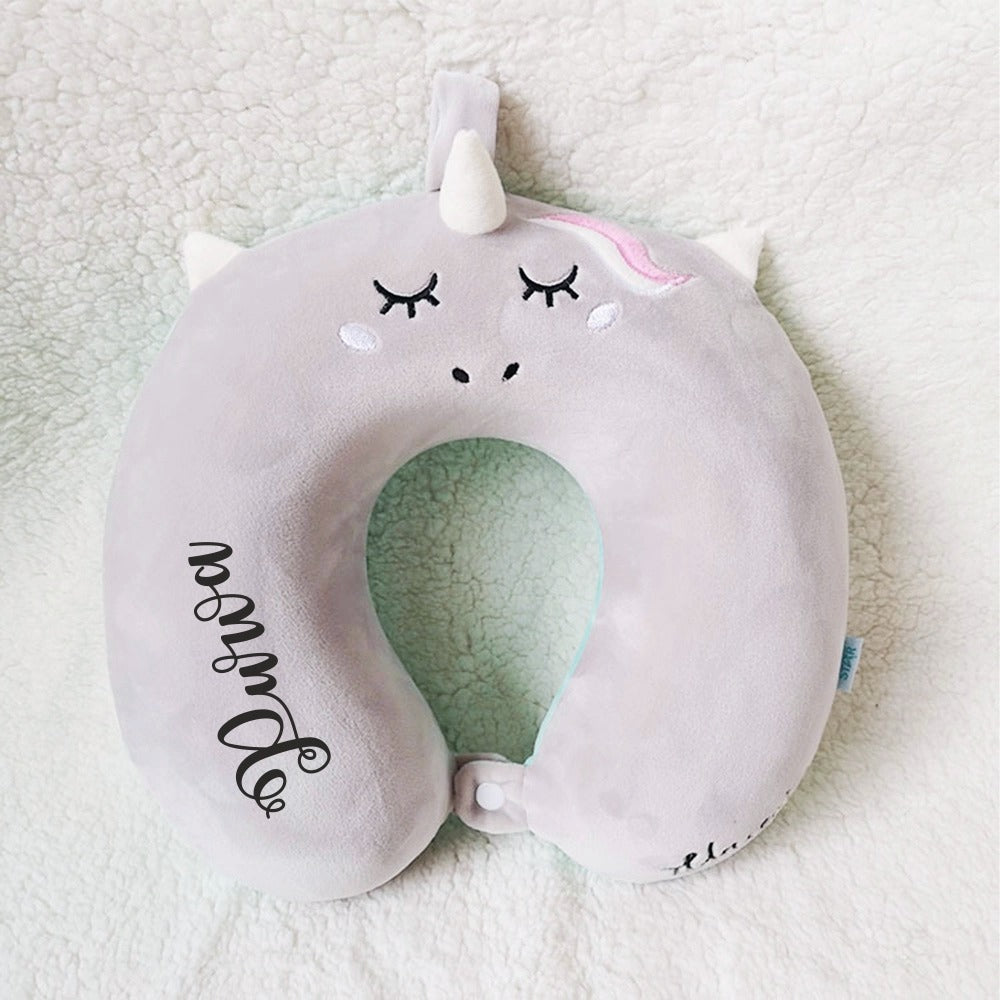 Unicorn Theme Neck Pillow