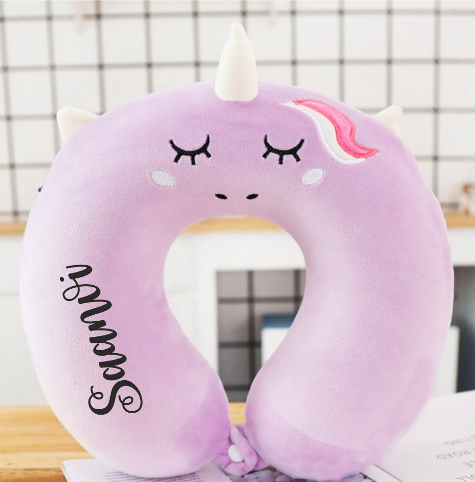 Unicorn Theme Neck Pillow