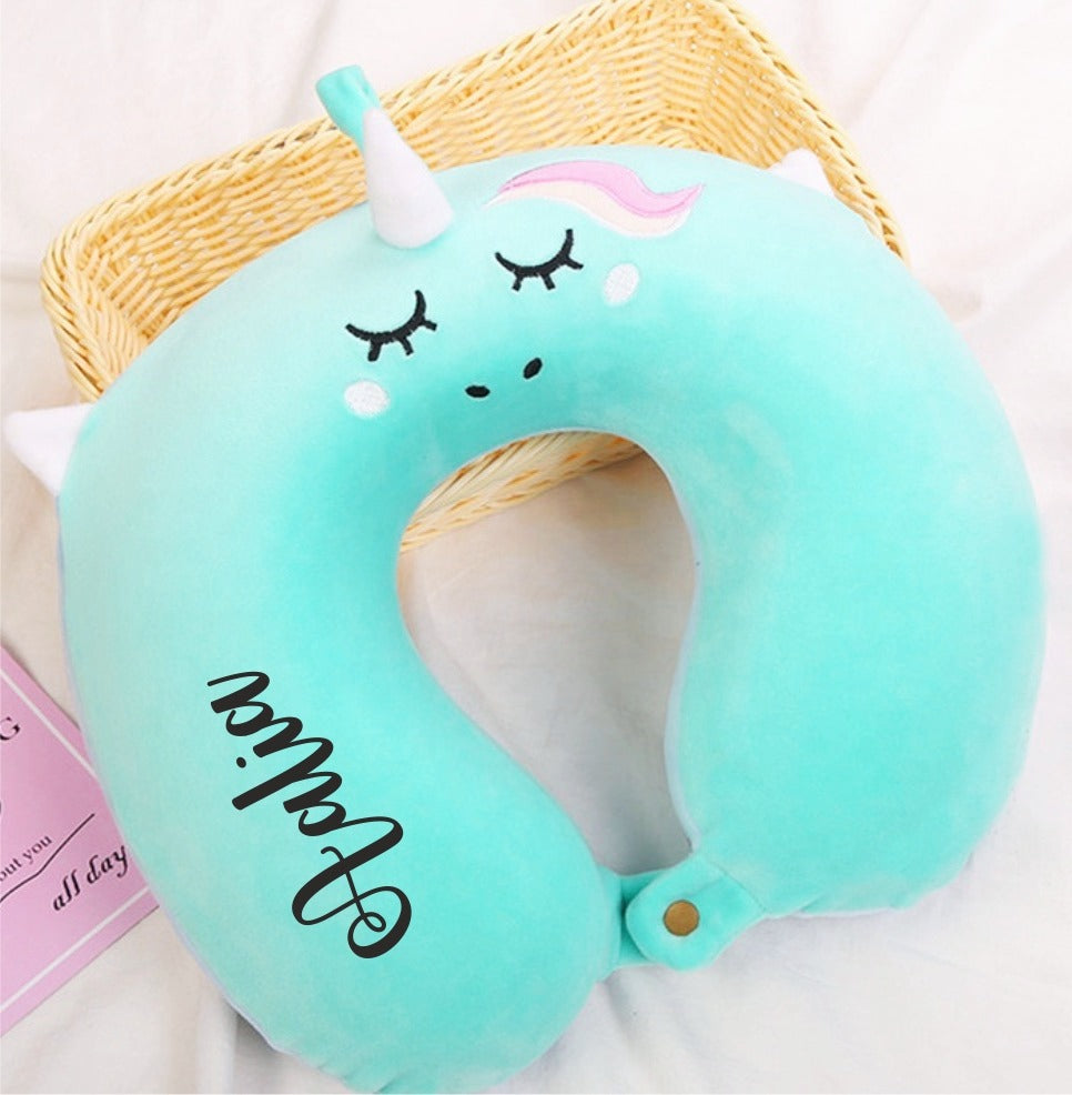 Unicorn Theme Neck Pillow