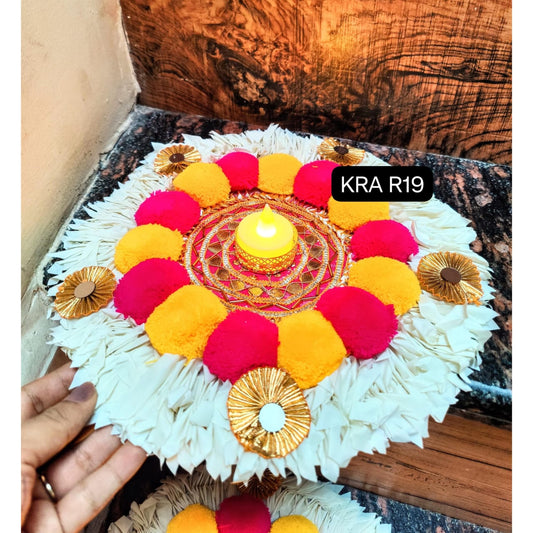 Gajra Gotapatti Stair Mat