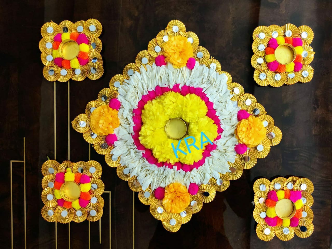 Chakor Mat Rangoli Set
