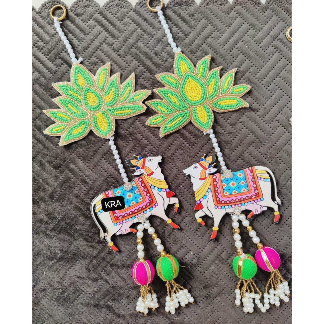 Pichwai Cow Lotus Hanging