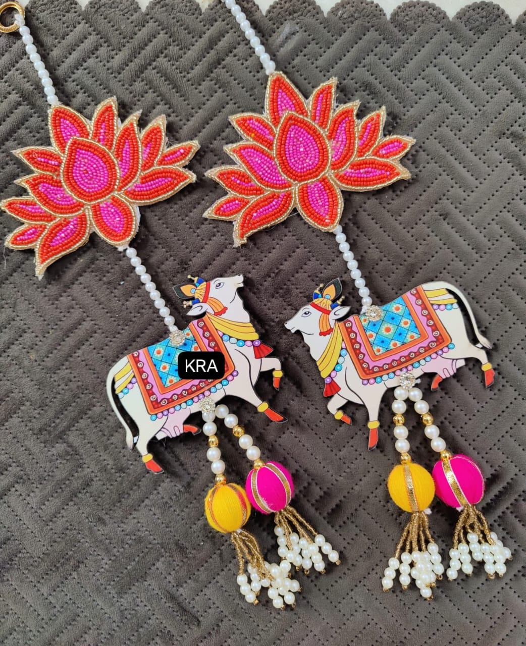 Pichwai Cow Lotus Hanging